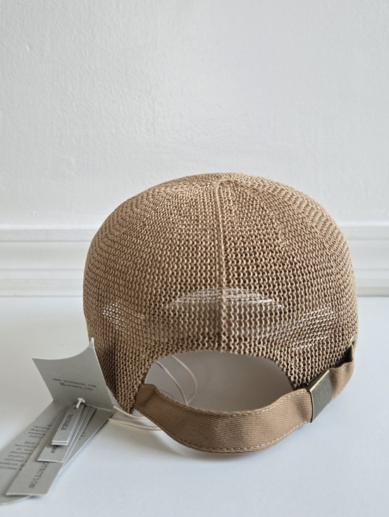 New Wyeth Paula Mesh Breathable Adjustable Packable UPF 50+ Camel Hat O/S NWT